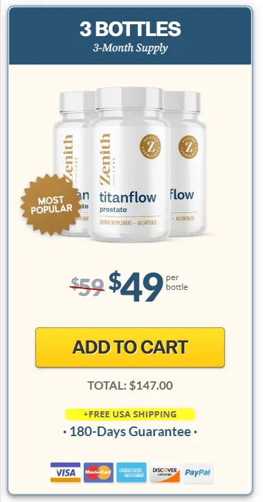 Order TitanFlow 3 bottles